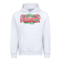 White i am not perfect Urban Hoodie - MaliasSmallBusiness
