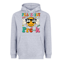 Heather Grey peace out 2024 pre k Heavyweight Hoodie - JahusDesignShop