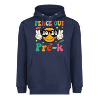 Navy peace out 2024 pre k Heavyweight Hoodie - JahusDesignShop