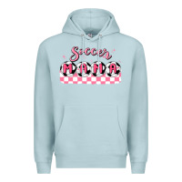 Blue Mist soccer mama Premium Hoodie - MaliasSmallBusiness
