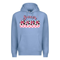 Colony Blue soccer mama Premium Hoodie - MaliasSmallBusiness