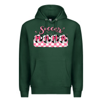 Sports Green soccer mama Premium Hoodie - MaliasSmallBusiness