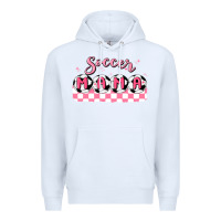 White soccer mama Premium Hoodie - MaliasSmallBusiness