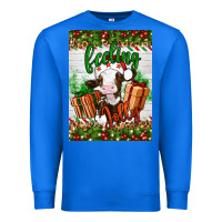 True Royal Christmas feeling jolly cow Premium Sweatshirt - Artiststas