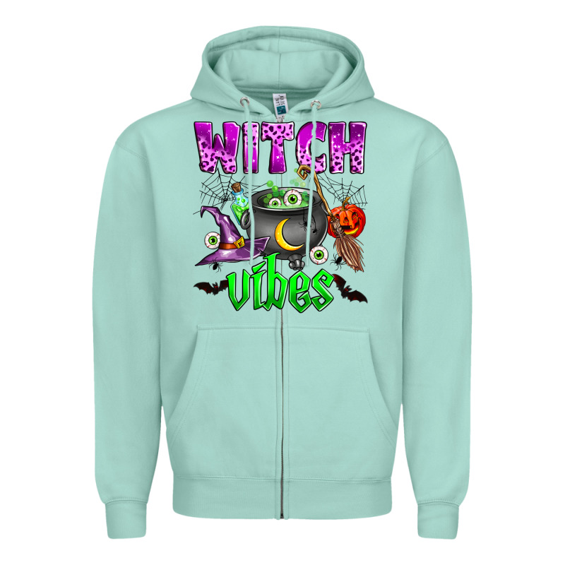 Witch Vibes Zipper Hoodie by Zillion Design Studio | Teevron