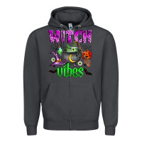 Smoke witch vibes Zipper Hoodie - Zillion Design Studio