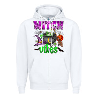 White witch vibes Zipper Hoodie - Zillion Design Studio