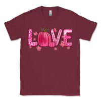 Burgundy love breast cancer Classic Tee - Zillion Design Studio