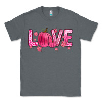 Charcoal Heather love breast cancer Classic Tee - Zillion Design Studio