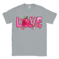 Heather Grey love breast cancer Classic Tee - Zillion Design Studio