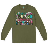 Army Green i didn't plan on getting out of the car Long Sleeve Tee - Zillion Design Studio