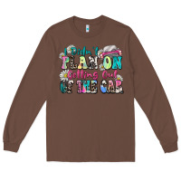 Chestnut i didn't plan on getting out of the car Long Sleeve Tee - Zillion Design Studio