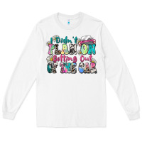 White i didn't plan on getting out of the car Long Sleeve Tee - Zillion Design Studio