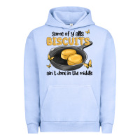 Pigment Grape Ice some of yalls biscuits aint done in the middle Urban Hoodie - MaliasSmallBusiness