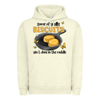Pigment Pistachio some of yalls biscuits aint done in the middle Urban Hoodie - MaliasSmallBusiness