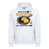 White some of yalls biscuits aint done in the middle Urban Hoodie - MaliasSmallBusiness