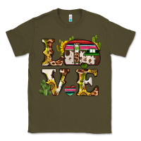 Army Green love caravan Classic Tee - BarkalooDesign