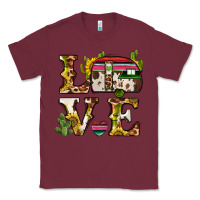 Burgundy love caravan Classic Tee - BarkalooDesign