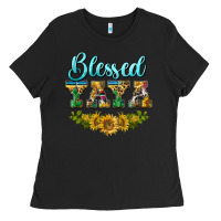 Black blessed yaya Ladies Tee - BarkalooDesign