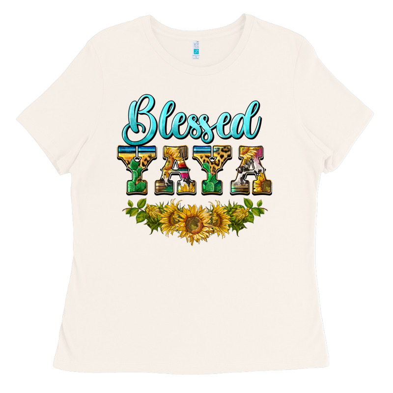 Blessed Yaya Ladies Tee by BarkalooDesign | Teevron