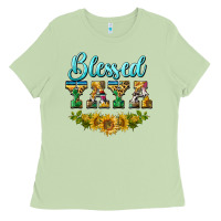 Matcha blessed yaya Ladies Tee - BarkalooDesign