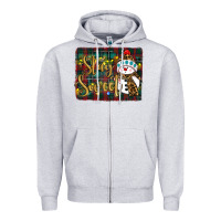 Heather Grey christmas stay sweet Zipper Hoodie - RanaPortraitStore