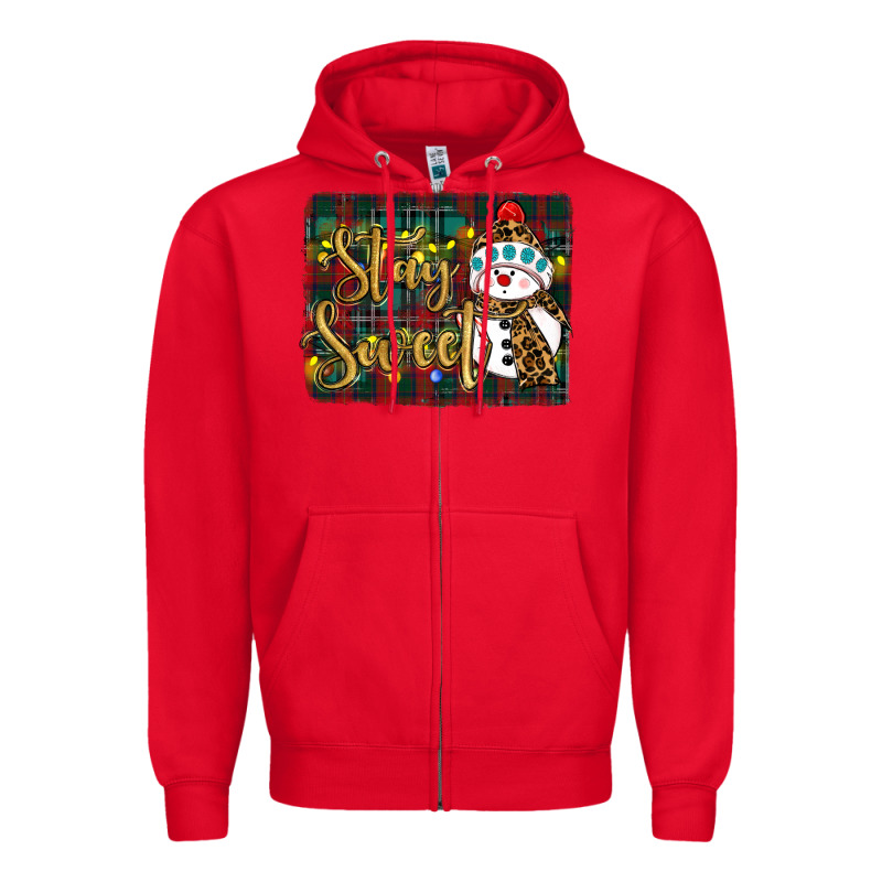 Christmas Stay Sweet Zipper Hoodie by RanaPortraitStore | Teevron