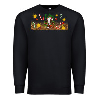 Black Christmas feeling jolly cow Premium Sweatshirt - Artiststas