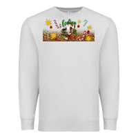Dove Grey Christmas feeling jolly cow Premium Sweatshirt - Artiststas