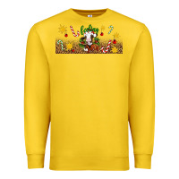 Lemon Christmas feeling jolly cow Premium Sweatshirt - Artiststas
