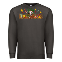 Smoke Christmas feeling jolly cow Premium Sweatshirt - Artiststas