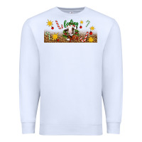 White Christmas feeling jolly cow Premium Sweatshirt - Artiststas
