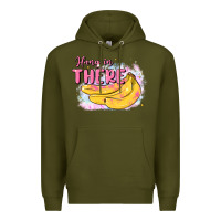 Army Green hang in there Premium Hoodie - MaliasSmallBusiness