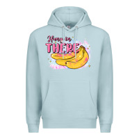 Blue Mist hang in there Premium Hoodie - MaliasSmallBusiness
