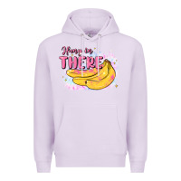 Lilac hang in there Premium Hoodie - MaliasSmallBusiness