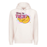 Pale Pink hang in there Premium Hoodie - MaliasSmallBusiness