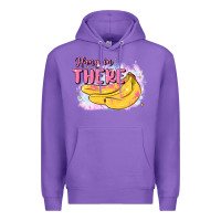 Purple hang in there Premium Hoodie - MaliasSmallBusiness