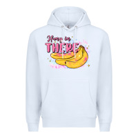 White hang in there Premium Hoodie - MaliasSmallBusiness