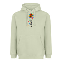 Matcha autism mama sunflower black Heavyweight Hoodie - JahusDesignShop