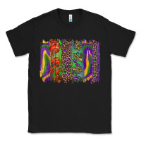 Black mardi gras brushstroke Classic Tee - RanaPortraitStore