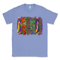 Colony Blue mardi gras brushstroke Classic Tee - RanaPortraitStore