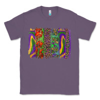 Lavender mardi gras brushstroke Classic Tee - RanaPortraitStore
