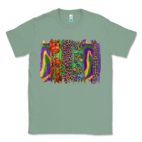 Sage mardi gras brushstroke Classic Tee - RanaPortraitStore