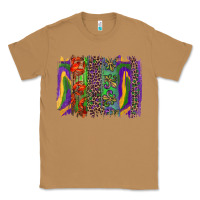 Toasted Coconut mardi gras brushstroke Classic Tee - RanaPortraitStore