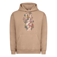 Pigment Burro hand peace sign Urban Hoodie - MaliasSmallBusiness