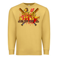 Antique Gold softball aunt Premium Sweatshirt - AdoDesignShop