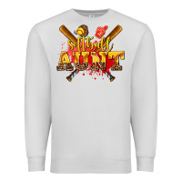 Dove Grey softball aunt Premium Sweatshirt - AdoDesignShop