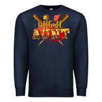 Navy softball aunt Premium Sweatshirt - AdoDesignShop