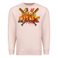 Pale Pink softball aunt Premium Sweatshirt - AdoDesignShop