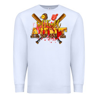 White softball aunt Premium Sweatshirt - AdoDesignShop